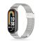 Tech-Protect Milanese Xiaomi Mi Smart Band 10 / Band 9 / Band 8 milánói szíj, ezüst