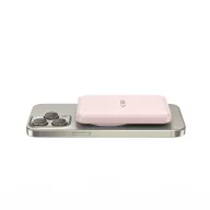   Tech-Protect PB10 LifeMag Powerbank / külső akkumulátor, MagSafe, kompakt, 5000mAh, rózsaszín