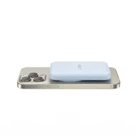   Tech-Protect PB10 LifeMag Powerbank / külső akkumulátor, MagSafe, kompakt, 5000mAh, kék