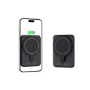 Tech-Protect PB10 LifeMag Powerbank / külső akkumulátor, MagSafe, kompakt, 5000mAh, fekete