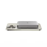   Tech-Protect PB11 LifeMag Powerbank / külső akkumulátor, MagSafe, kompakt, 10000mAh, titanium ezüst