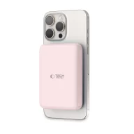   Tech-Protect PB11 LifeMag Powerbank / külső akkumulátor, MagSafe, kompakt, 10000mAh, rózsaszín