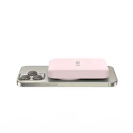   Tech-Protect PB11 LifeMag Powerbank / külső akkumulátor, MagSafe, kompakt, 10000mAh, rózsaszín