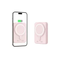   Tech-Protect PB11 LifeMag Powerbank / külső akkumulátor, MagSafe, kompakt, 10000mAh, rózsaszín