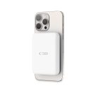 Tech-Protect PB11 LifeMag Powerbank / külső akkumulátor, MagSafe, kompakt, 10000mAh, fehér