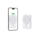 Tech-Protect PB11 LifeMag Powerbank / külső akkumulátor, MagSafe, kompakt, 10000mAh, fehér