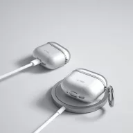   Tech-Protect FlexAir Apple Airpods 5 / Airpods 4 tok karabinerrel, szürke