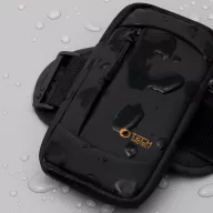   Tech-Protect M6 univerzális tartó / táska, futáshoz / sportoláshoz / túrázáshoz, fekete-narancs