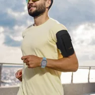   Tech-Protect M6 univerzális tartó / táska, futáshoz / sportoláshoz / túrázáshoz, fekete-narancs