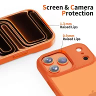   Tech-Protect Magmat Apple iPhone 17 Pro hátlap tok, Matte Cosmic, narancs