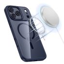 Tech-Protect Magmat Apple iPhone 17 Pro hátlap tok, MagSafe, Matte Cosmic, átlátszó-kék