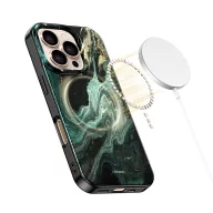   Tech-Protect Lamano Apple iPhone 16 Pro hátlap tok, MagSafe, Verde Aura, fekete-zöld