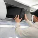 Tech-Protect Defender S50 utazó táska, Ryanair / Wizzair kompatibilis, 20L, 40x20x25cm, fekete