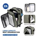 Tech-Protect Defender S50 utazó táska, Ryanair / Wizzair kompatibilis, 20L, 40x20x25cm, olívazöld
