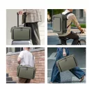 Tech-Protect Defender S50 utazó táska, Ryanair / Wizzair kompatibilis, 20L, 40x20x25cm, olívazöld