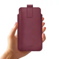 Tech-Protect SM65 univerzális telefon tok, 6-6,9col, bordó