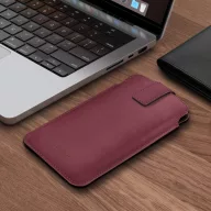 Tech-Protect SM65 univerzális telefon tok, 6-6,9col, bordó