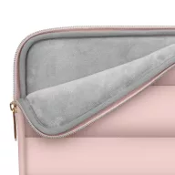   Tech-Protect Puffy univerzális laptop táska / tartó, ütéscsillapító habréteggel, plüss béléssel, 13-14col, rozéarany