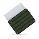 Tech-Protect Puffy univerzális laptop táska / tartó, ütéscsillapító habréteggel, plüss béléssel, 13-14col, zöld