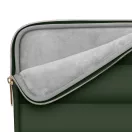 Tech-Protect Puffy univerzális laptop táska / tartó, ütéscsillapító habréteggel, plüss béléssel, 13-14col, zöld