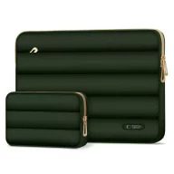   Tech-Protect Puffy univerzális laptop táska / tartó, ütéscsillapító habréteggel, plüss béléssel, 15-16col, zöld