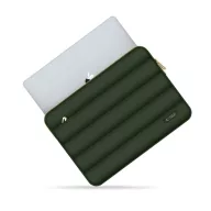   Tech-Protect Puffy univerzális laptop táska / tartó, ütéscsillapító habréteggel, plüss béléssel, 15-16col, zöld