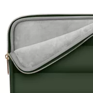   Tech-Protect Puffy univerzális laptop táska / tartó, ütéscsillapító habréteggel, plüss béléssel, 15-16col, zöld