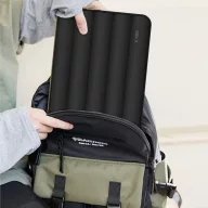   Tech-Protect Puffy univerzális laptop táska / tartó, ütéscsillapító habréteggel, plüss béléssel, 15-16col, fekete