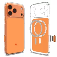   Spigen Ultra Hybrid T MagFit Apple iPhone 17 Pro tok, MagSafe, Glossy Orange, narancs