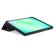   Tech-Protect Samsung Galaxy Tab A11+ / Tab A9+ oldalra nyíló, kitámasztható mappa tok, fekete