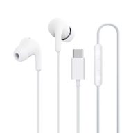   Xiaomi Vezetékes USB-C headset / fülhallgató hangerőszabályzóval, mikrofonnal, fehér