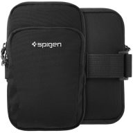   Spigen Dynamic Shield A702 karra rögzíthető telefon tartó, táska, karpánt 6,9" átmérőig, fekete