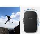 Spigen Dynamic Shield A702 karra rögzíthető telefon tartó, táska, karpánt 6,9" átmérőig, fekete