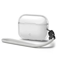   Spigen Liquid Crystal Apple Airpods Pro 3 szilikon tok, csuklópánttal, Crystal Clear, átlátszó
