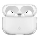 Spigen Liquid Crystal Apple Airpods Pro 3 szilikon tok, csuklópánttal, Crystal Clear, átlátszó