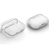   Spigen Liquid Crystal Apple Airpods Pro 3 szilikon tok, csuklópánttal, Crystal Clear, átlátszó