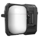 Spigen Lock Fit Apple Airpods Pro 3 fülhallgató tok, karabinerrel, matt fekete