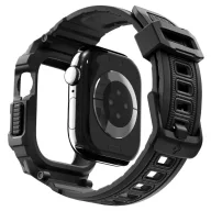   Spigen Rugged Armor Pro 2 Apple Watch 10-11 (42 mm) szíj / tok, Matte Black, fekete