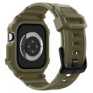 Spigen Rugged Armor Pro 2 Apple Watch 10-11 (46 mm) szíj / tok, Vintage Khaki, zöld