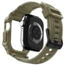 Spigen Rugged Armor Pro 2 Apple Watch 10-11 (46 mm) szíj / tok, Vintage Khaki, zöld