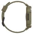 Spigen Rugged Armor Pro 2 Apple Watch 10-11 (46 mm) szíj / tok, Vintage Khaki, zöld