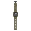 Spigen Rugged Armor Pro 2 Apple Watch 10-11 (46 mm) szíj / tok, Vintage Khaki, zöld