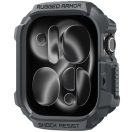 Spigen Rugged Armor 2 Apple Watch 10-11 (46 mm) tok, Dark Gray, sötétszürke