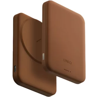 Uniq Lyden Lexa MagSafe powerbank, 5000 mAh, barna