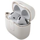 Uniq Clyde Apple AirPods 4 tok karabinerrel, bézs