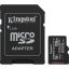 Kingston Canvas Select Plus micro SD kártya, 128GB, SDSC3, fekete