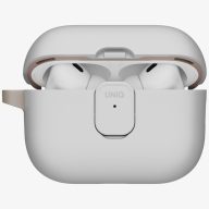   Uniq Clyde Apple AirPods Pro 3 tok karabinerrel, szürke-khaki