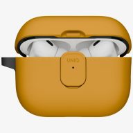  Uniq Clyde Apple AirPods Pro 3 tok karabinerrel, sárga-szürke