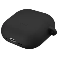   Uniq Iridescia Apple Airpods 5 / Airpods 4 tok karabinerrel, fülakasztóval, fekete