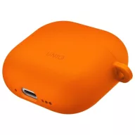   Uniq Iridescia Apple Airpods 5 / Airpods 4 tok karabinerrel, fülakasztóval, narancs